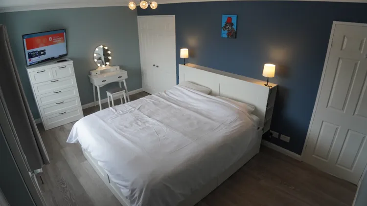 A comfortable bedroom